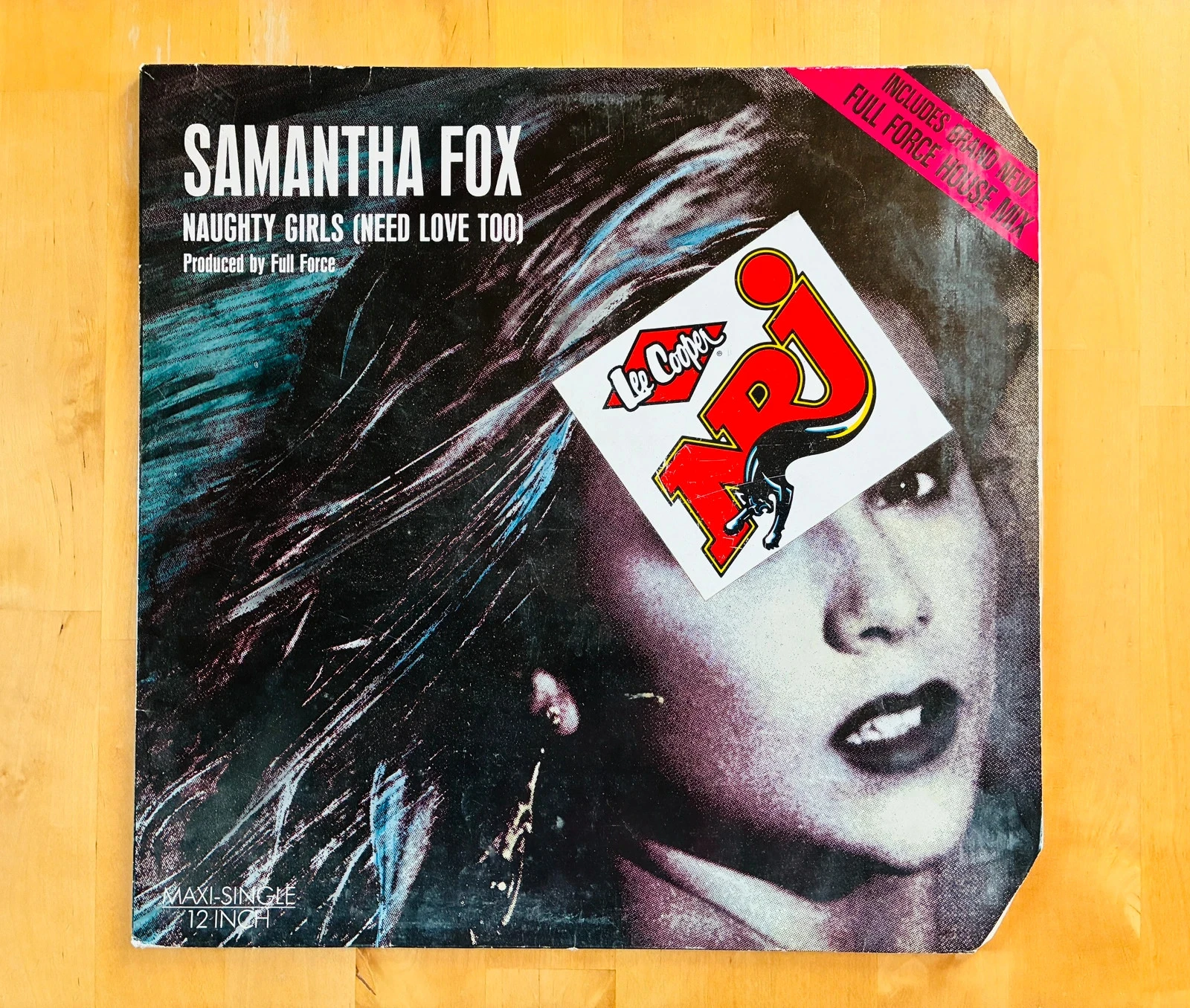 Disque vinyle maxi 45T Samantha Fox Naughty girls (need love too).